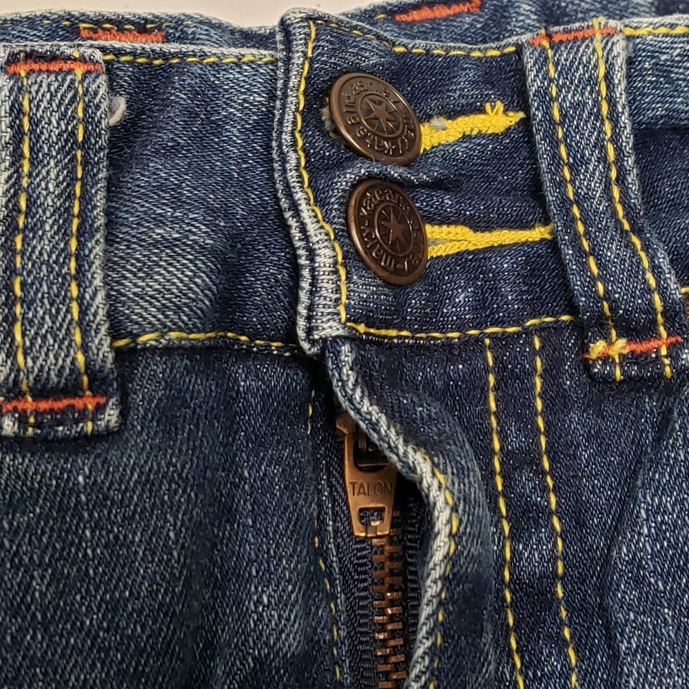 Mary Kate and Ashley Girls Denim Floral Skirt Size 7 - Picture 3 of 10